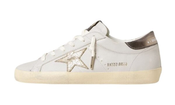 Super-Star con stella in pelle crackle